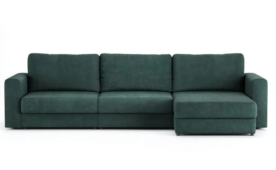 Диван угловой Ларсон 3М Nordic 74 изумруд - 1 Диван угловой Ларсон 3М Nordic 74 изумруд - 1