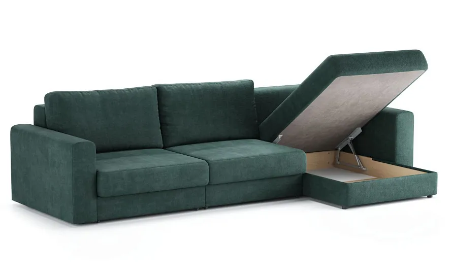 Диван угловой Ларсон 3М Nordic 74 изумруд - 3 Диван угловой Ларсон 3М Nordic 74 изумруд - 3