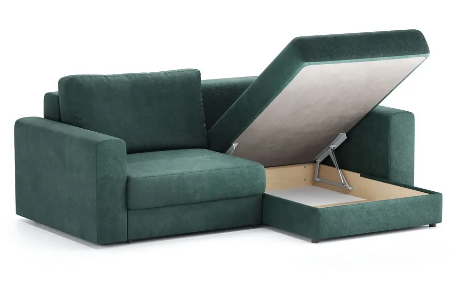 Диван угловой Ларсон 2М Nordic 74 изумруд - 3 Диван угловой Ларсон 2М Nordic 74 изумруд - 3