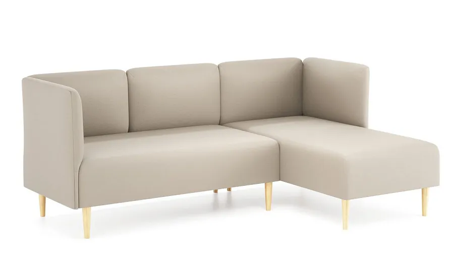 Диван угловой Рикке R12 Camaro 03 светло-бежевый - 1 Диван угловой Рикке R12 Camaro 03 светло-бежевый - 1