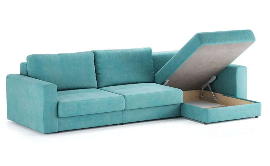Диван угловой Ларсон 3М Nordic 71 аквамарин - 3 Диван угловой Ларсон 3М Nordic 71 аквамарин - 3